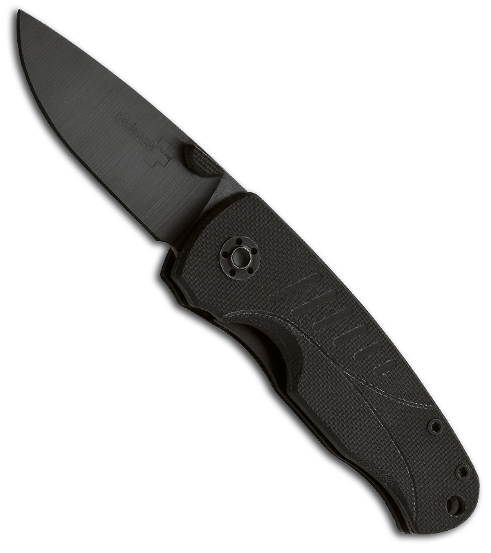 Boker Plus Gamma Black Ceramic Folder Folding Knife at BladeHQ.com